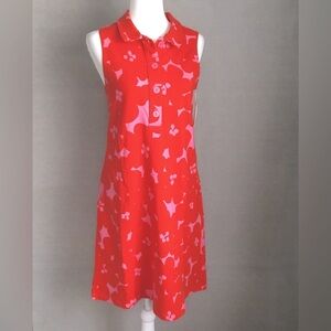 Lesley Evers Haley Jumbo Blooms Sleeveless Midi Dress, NWT Size Small